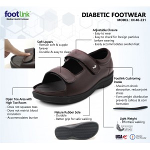 D231 Model DI 40-231 - Diabetic Shoe